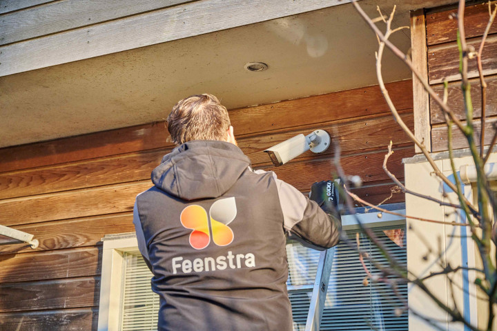 Beveiligingscamera installatie