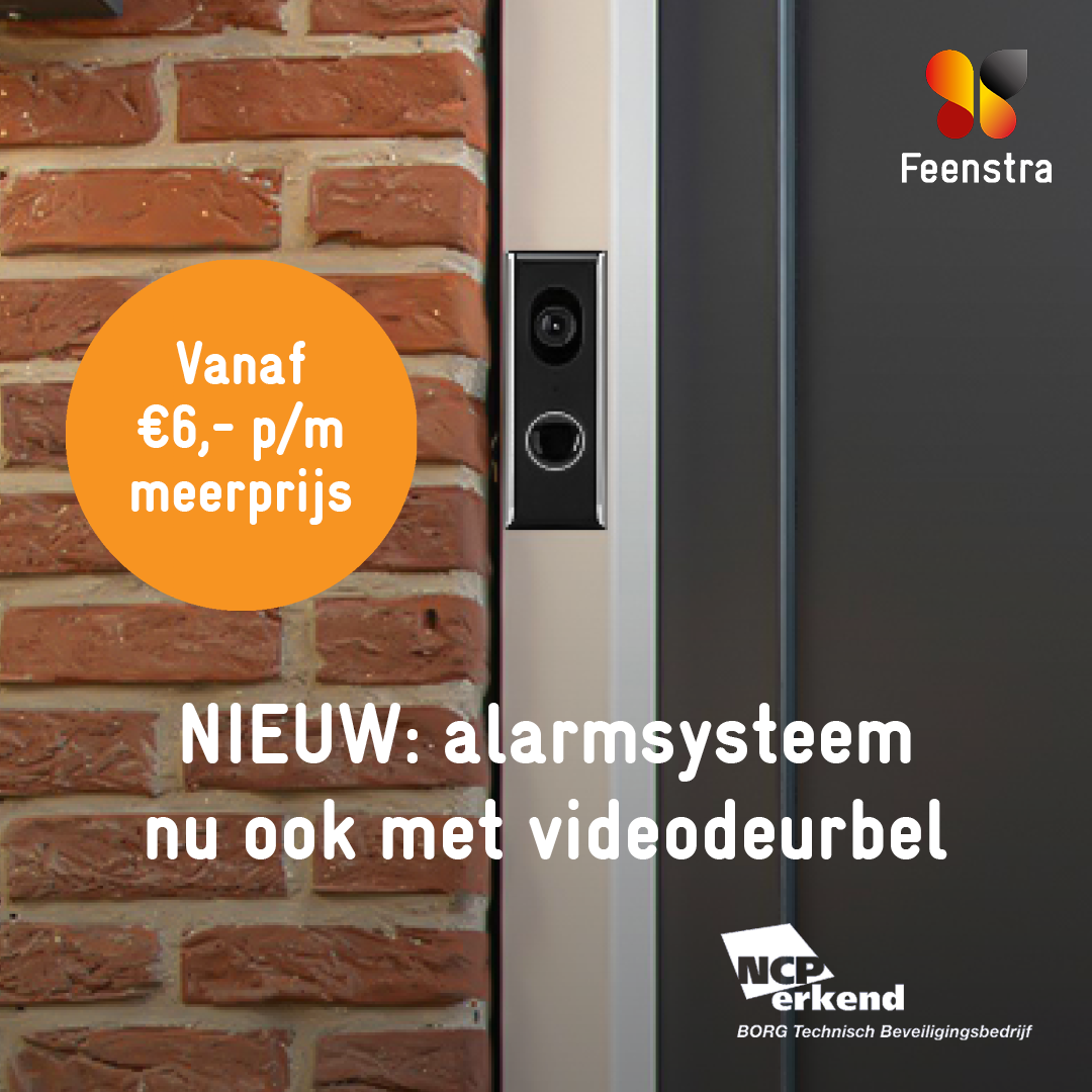 Voordeur met videodeurbel