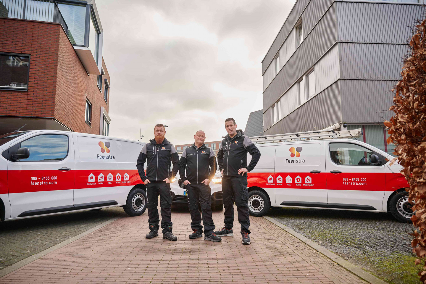 Feenstra monteurs op een rij 1