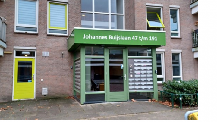Zakelijk project johannes buijslaan voorgevel header