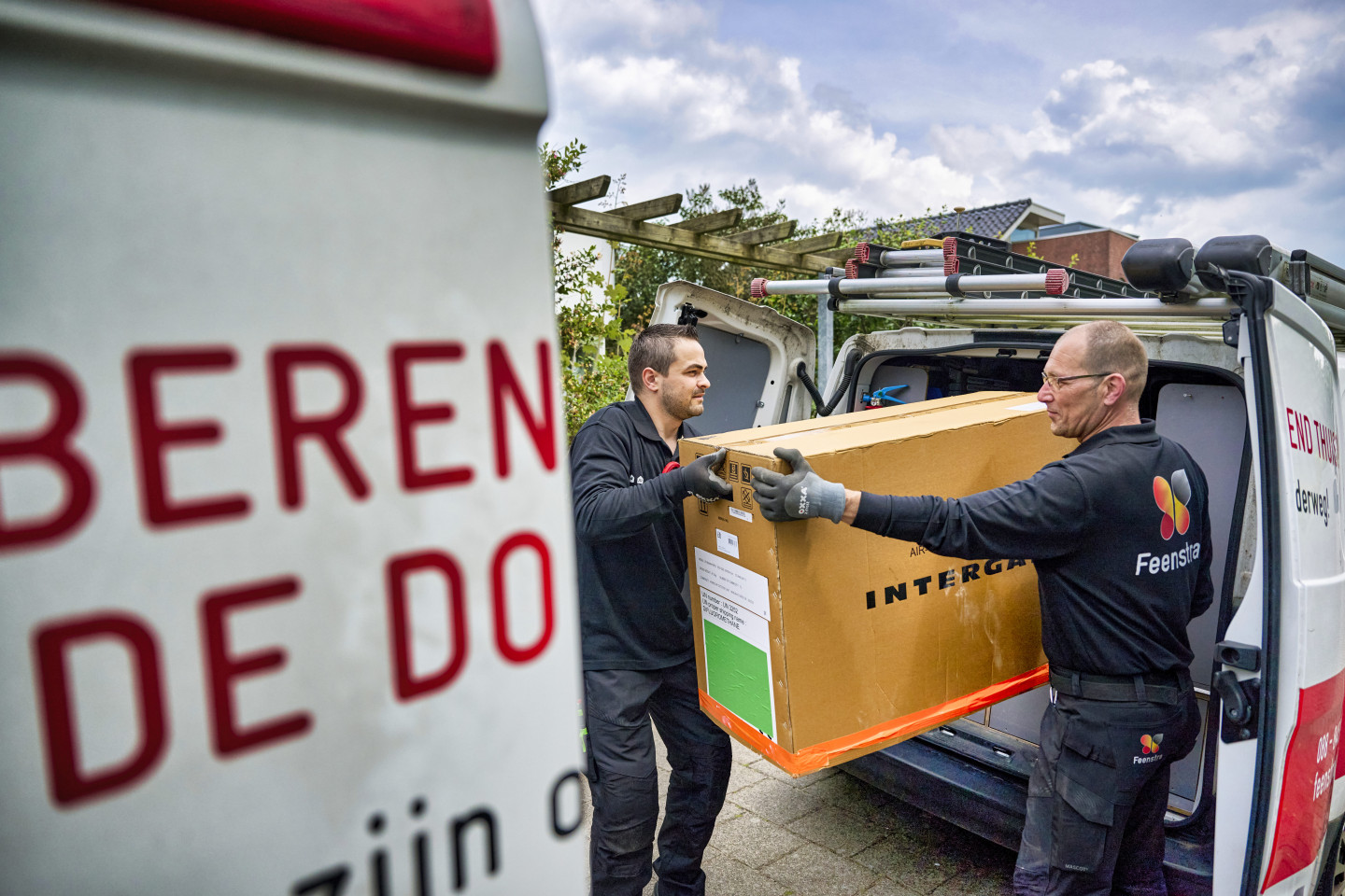 Feenstra monteurs uitladen WP 1