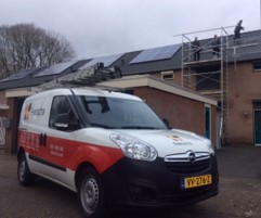 527 woningen PV panelen Limburg 1