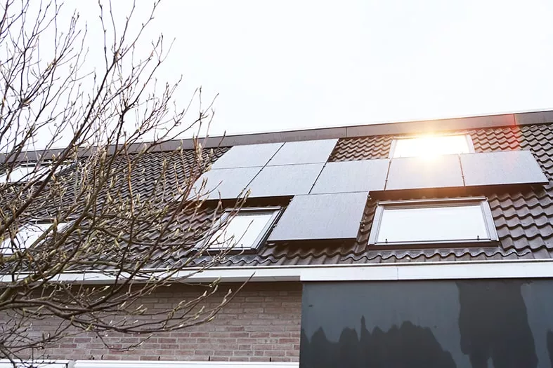 PV panelen op dak