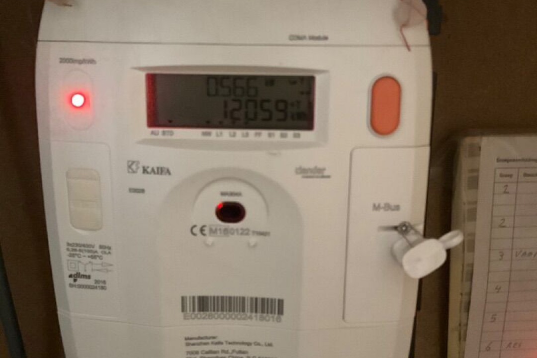 slimme meter kWh
