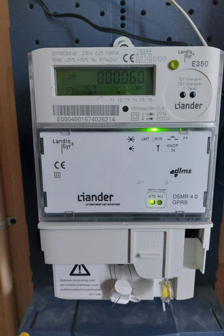 Detailfoto kWh meter