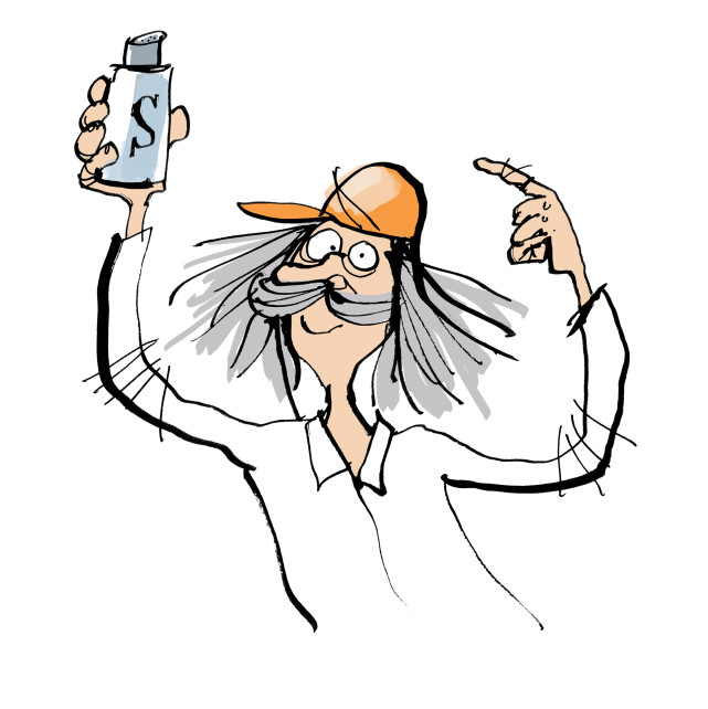 De professor met het gouden zout