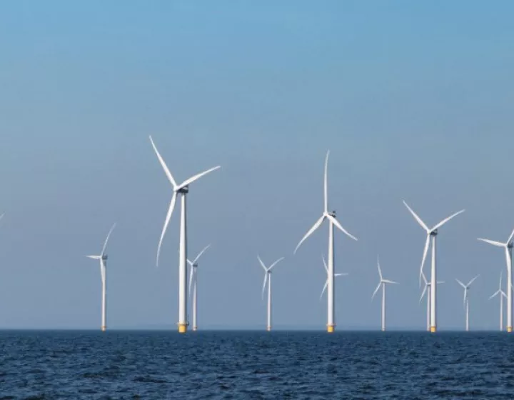 Windmolens op zee